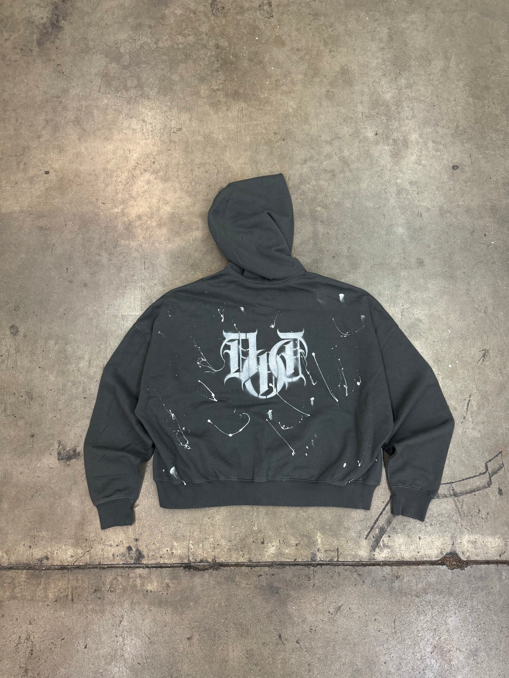 POSTCARD CROPPED DOUBLE ZIP HOODIE
